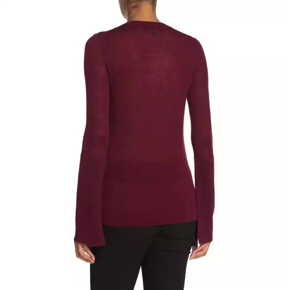 NWT Theory Merino Wool Crewneck Sweater Top | Long Sleeve Fall Layer - Picture 6 of 10